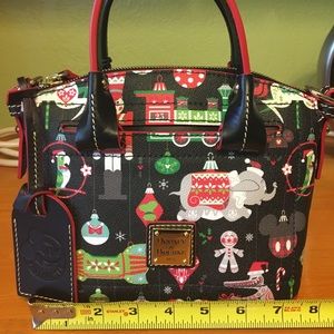 Dooney & Bourke Disney Dumbo Holiday Xmas satchel